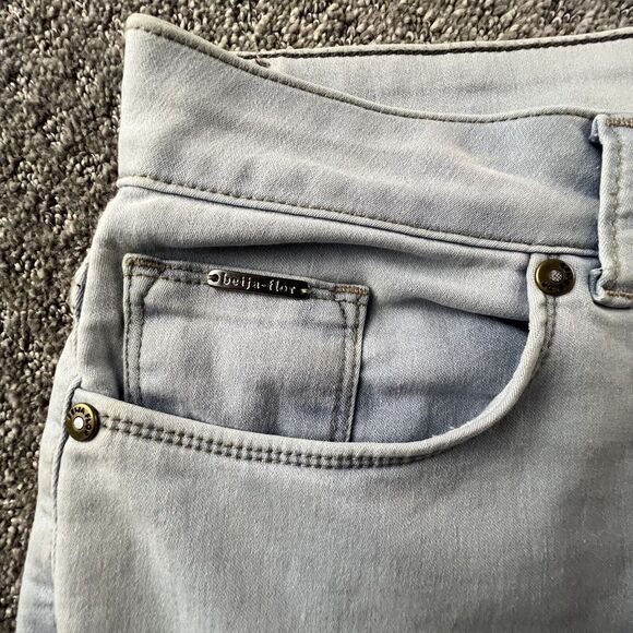 Beija Flor‎ Jeans Womens Light Wash Size 10 - Picture 7 of 11